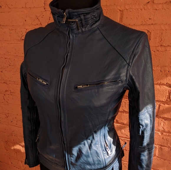 Pleather zip jacket - Picture 1 of 7